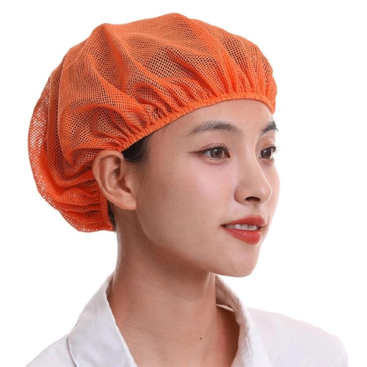 Berretto da lavoro in rete estivo per copertura dei capelli in compiti di fabbrica e cucina, design elastico senza visiera con vestibilità leggera