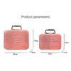 Ladies Portable Cosmetic Bag Large-capacity Glossy Travel Washing Bag for Women's Leather Makeup Storage Bag Toilet Storage Case