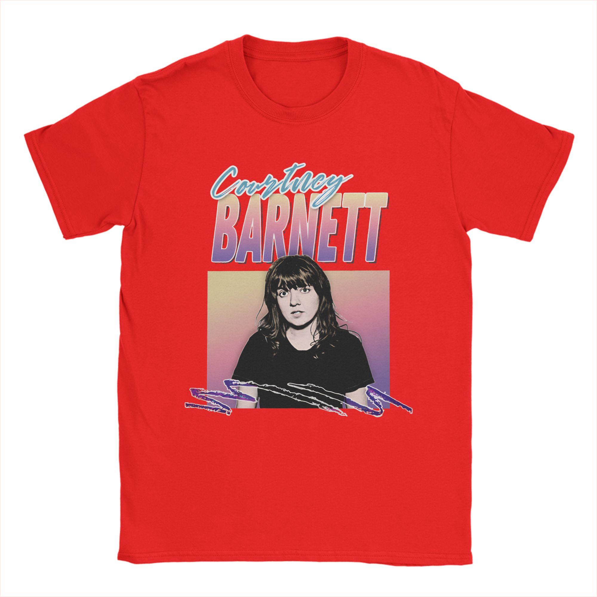 Courtney Barnett Australian Singer T Shirt Summer Cotton TShirts For Unisex Harajuku Loose Tee Shirt ShortSleeve Y2K Top Tees M