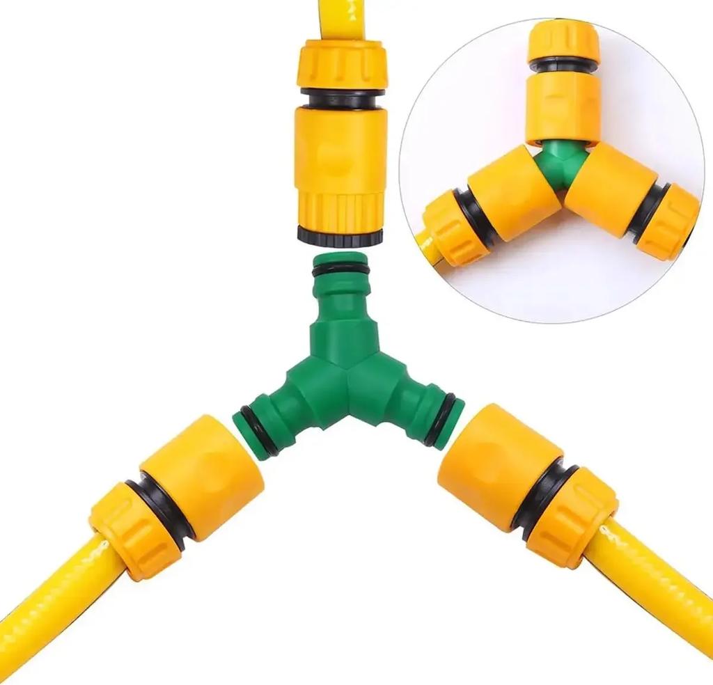 Garden Hose Water Gun Quick Connector Repair Damaged Leaky Water Tube Adapter 1/2" End Double Male Hose Coupling Gardening Tools