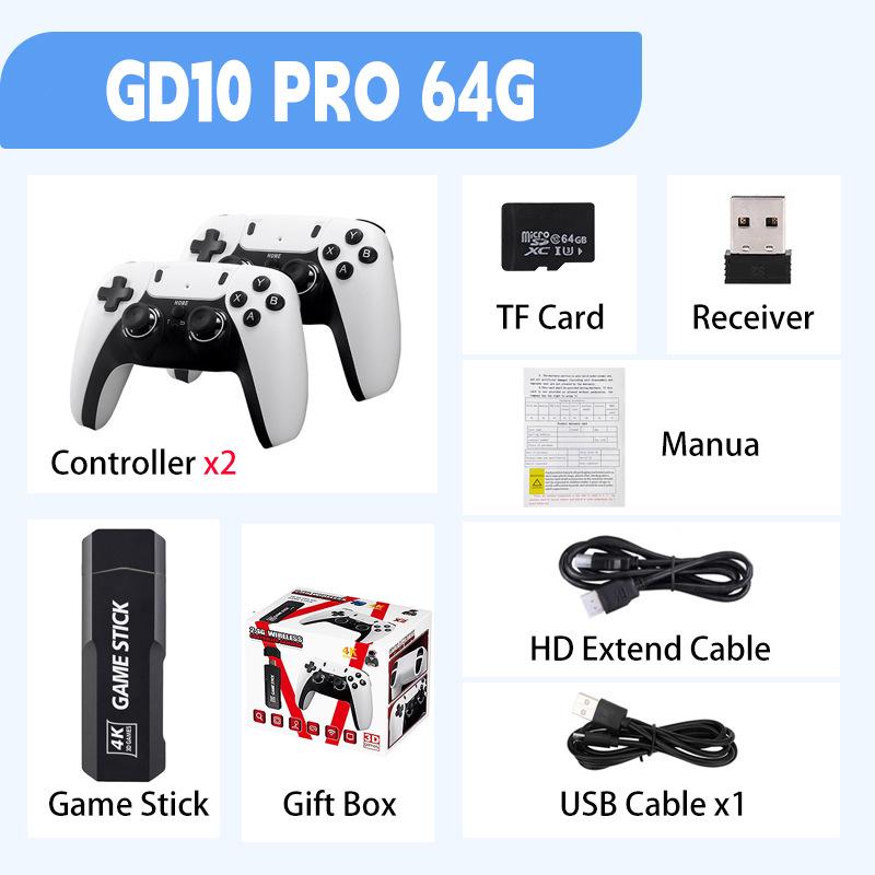 GD10 PRO X2 PLUS Retro Game Console - PSP God of War 4K HD