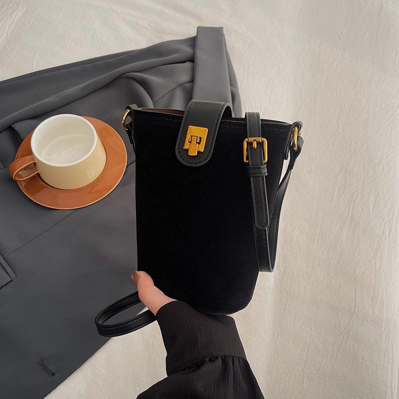 Damska Retro Matowa Torba Listonoszka - Casualowa Torba na Ramię Jesień/Zima