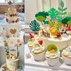 Silikonowa forma do masy cukrowej Zwierzęta Safari w Dżungli Niedźwiedź Lew Żyrafa Królik Panda Forma do Dekorowania Tortu na Przyjęcie Urodzinowe Baby Shower