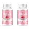 Capsule di ibisco biologico, di origine vegetale, polline biologico, facilmente assorbibili, adatte agli adulti.