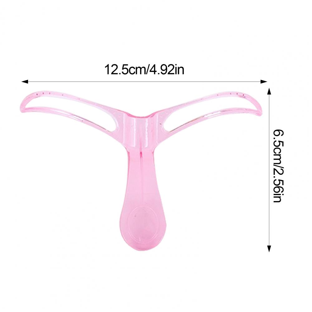 1/2/4/6Pcs Eyebrow Stencil Eyebrow Template with Handle Brow Mapping Guide Auxiliary Card Reusable Fast Brow Shaping Tools