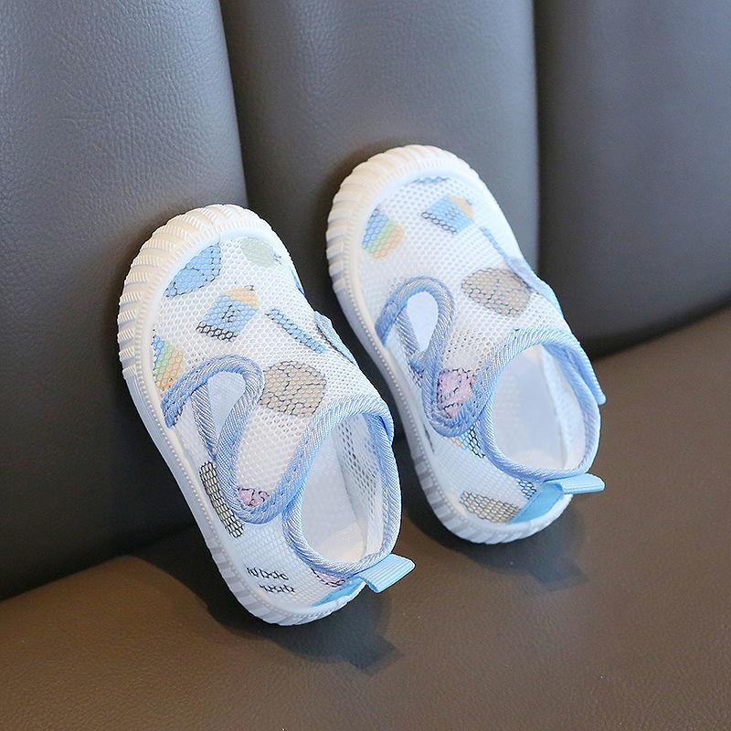 

Baby Boys Shoe Soft Sole Casual Sneaker Breathable Female Baby Anti Slip Baby Sandals Kids Shoe for Girl Toddler Girl Shoe Tenis 20insole13.5cm синій