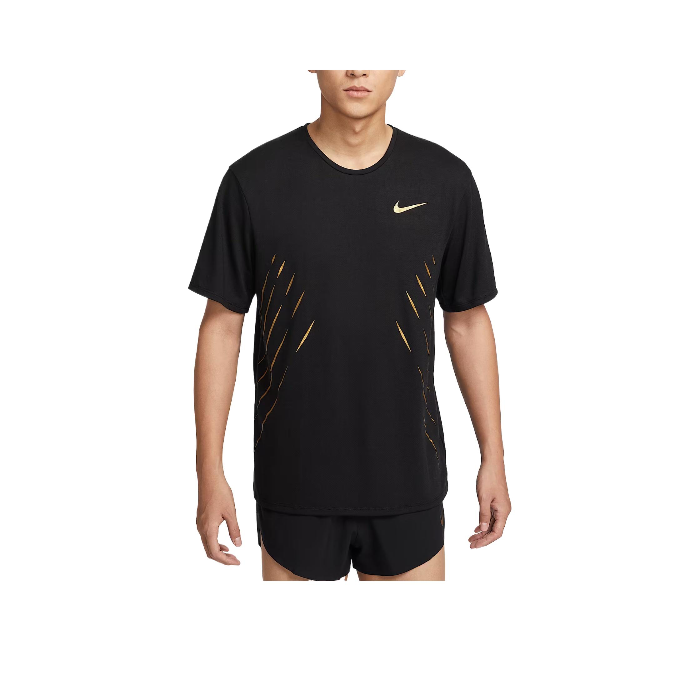 Nike Dri-Fit Comfortable Fashionable Versatile Short Sleeve T-Shirt Men Tops Black HJ3535010 M