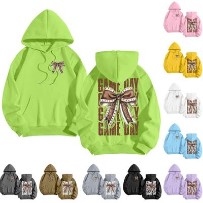 Sweatshirts For Teen Girls Long Sleeve Letter Print Casual Graphic Hoodies Drawstring Pullover Cute Oversized Hoodie