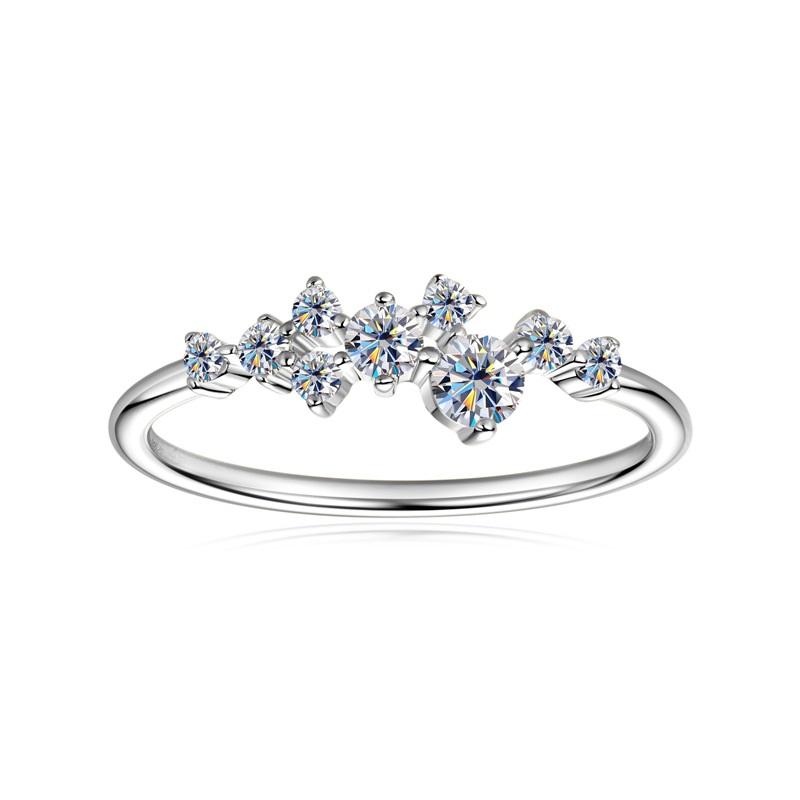 Sterling Silver Ring Fashion High-end Jewelry