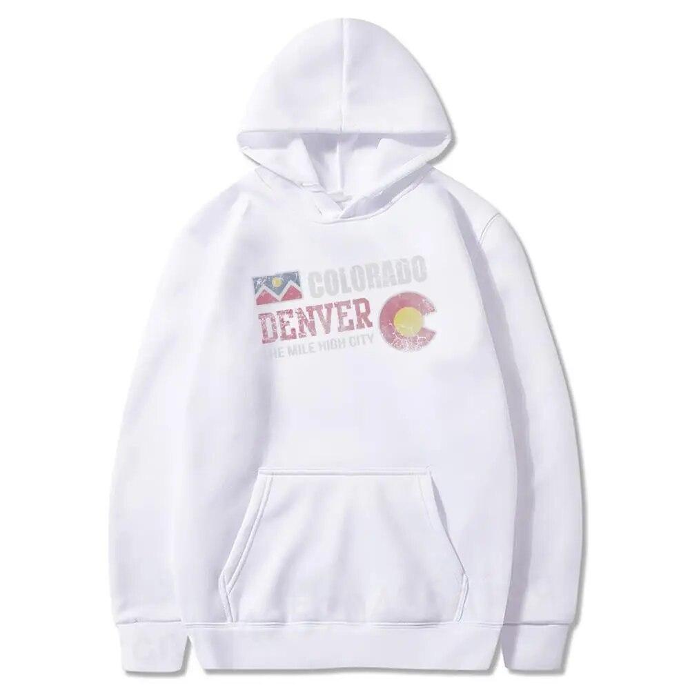 Denver Colorado sweats à capuche The Mile High City chemise à capuche personnalisée en vente hauts sweats à manches longues unisexe fou