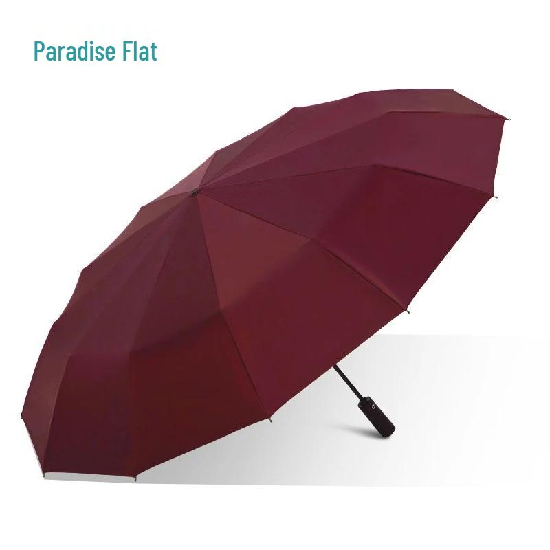 Paradise Umbrella 38018E Automatic 12-Rib Double Sun/Rain Umbrella