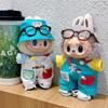 For 17cm Labubu Doll Clothes Fashion Clothes Overalls Doll Clothes Color Match Shorts Dolls Accessories Cute Decoration Little Clothes