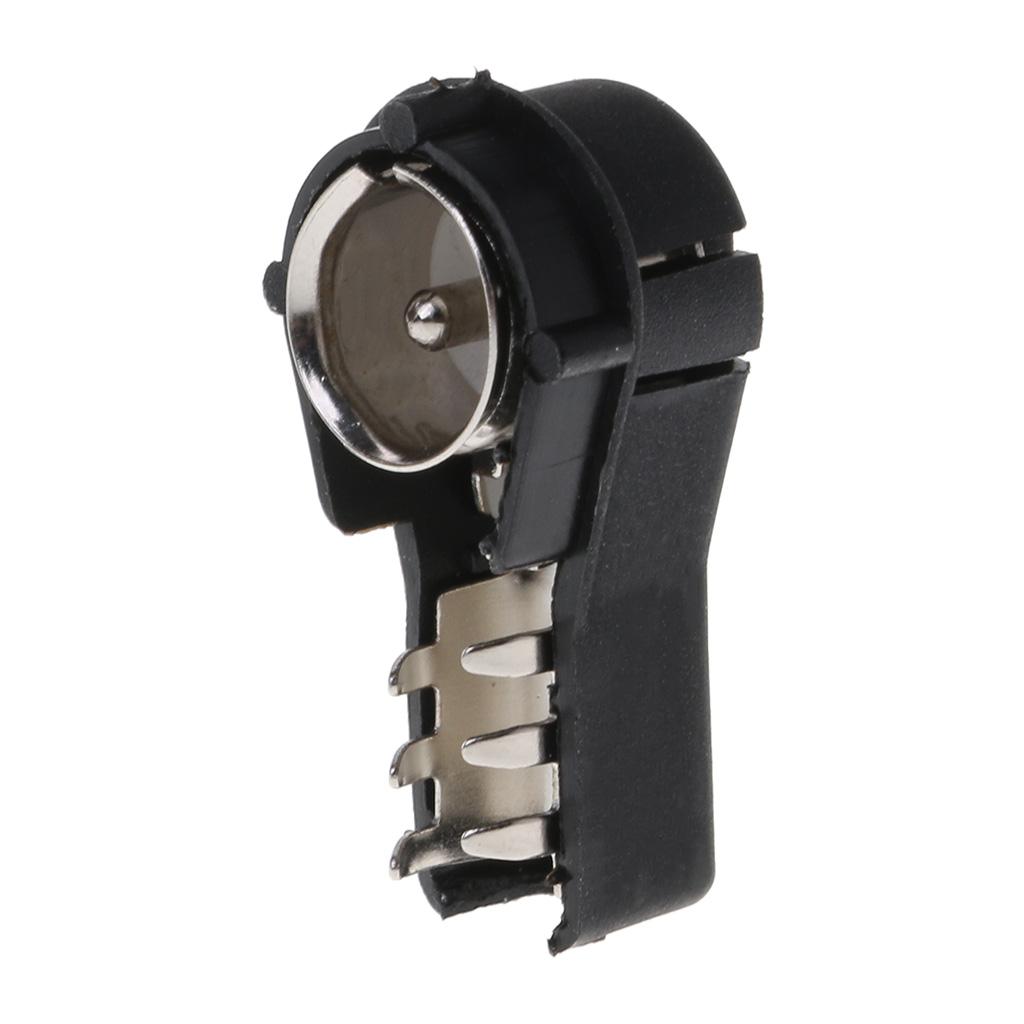 Durable Car Radio Stereo ISO Male Crimp Aerial Connector Convert Bare Wires Automotive Adapter Antenna Easy Installation