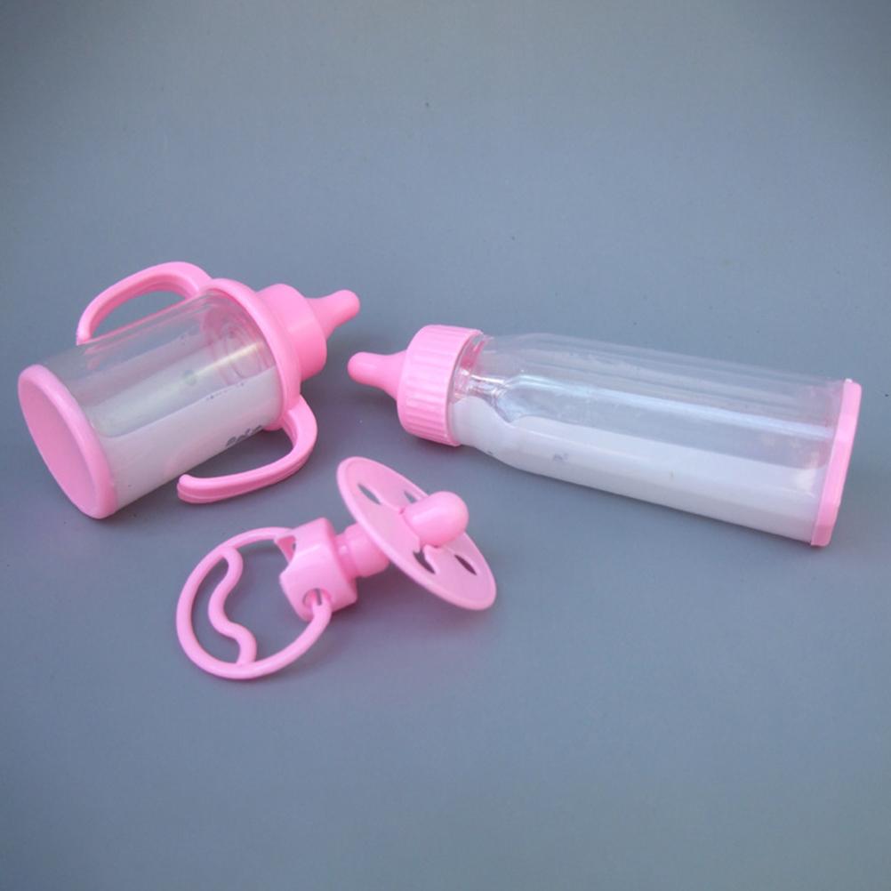 2PCS Magical Bottles Simulation Bottle Toy Plastic Doll Bottles for Children
