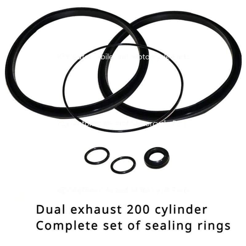 Tire Removal Machine Accessories Large Cylinder Tire Pressure Pump Y Type Ring Aluminum Piston Rod Seal Repair Kit