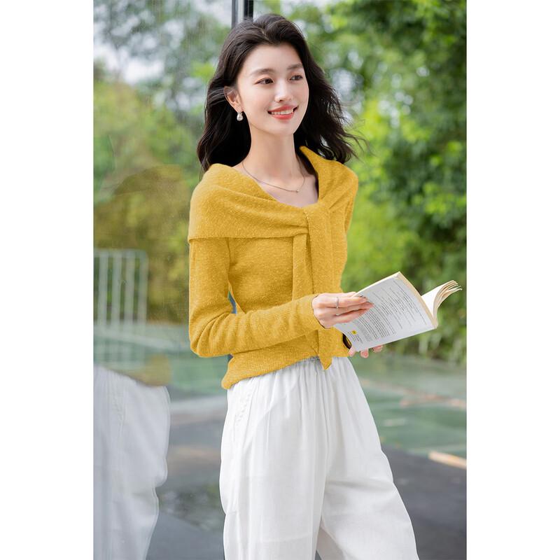 Mokana Women's Convertible Long-Sleeve Knit Top