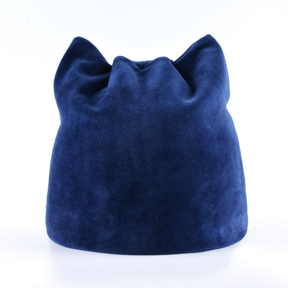 Women Autumn and Winter Beanie Hat Russian Warm Caps Women's Cat Beanies Ear flaps Hat Ladies Hats