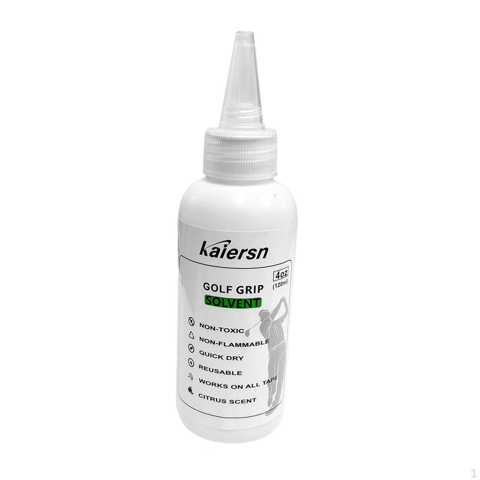 Golf Grip Tape Solvent Regripping 120ml Easy Installation Strong Adhesion Reliable