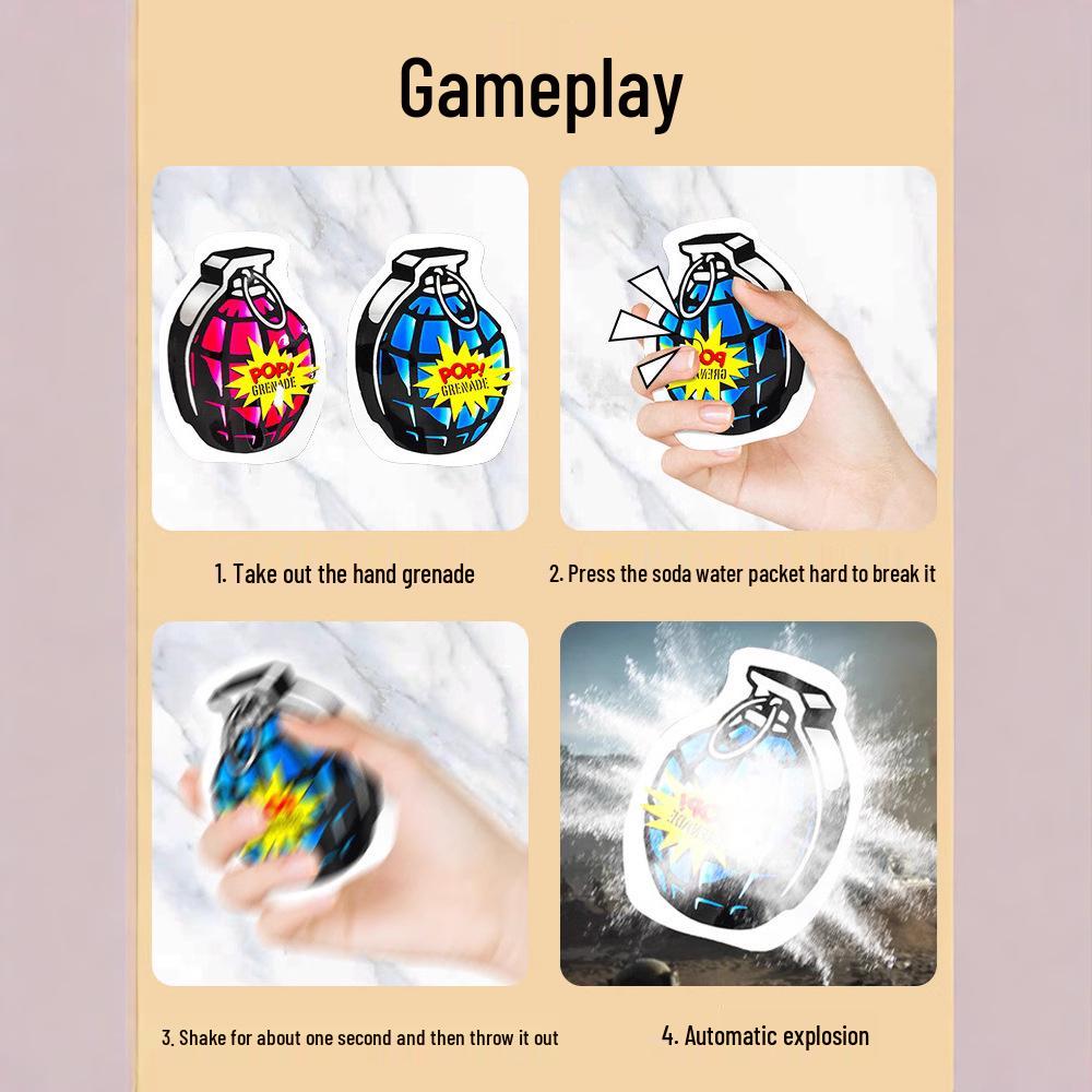 Exploding Prank Toy: Self-Exploding Grenade Balloon for Scare and Mischief