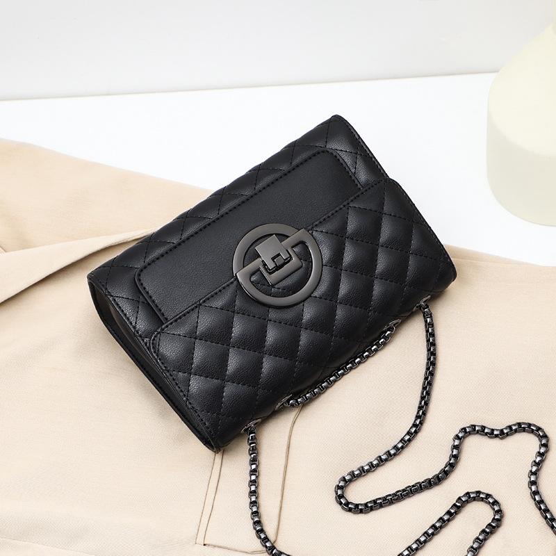 Winter Women's Crossbody Bag High-grade Texture Matching Small Chain Bag Fashion Shoulder Bag Small Square Bag