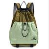 Colour Tone Double Spacious Adjustable Drawstring Oxford Backpack Breathable