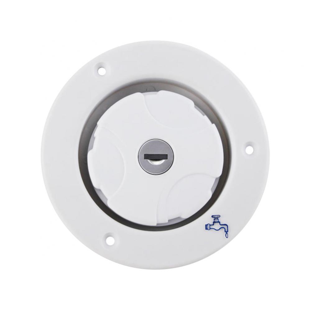 Λαιμός Πλήρωσης Ανταλλακτικών Για Δεξαμενές Νερού Πλαστικό Βαρύτητας Καπάκι Εισόδου Πλήρωσης Νερού Κατασκηνωτή Τρέιλερ με 2 Κλειδιά Αυτοκινούμενα