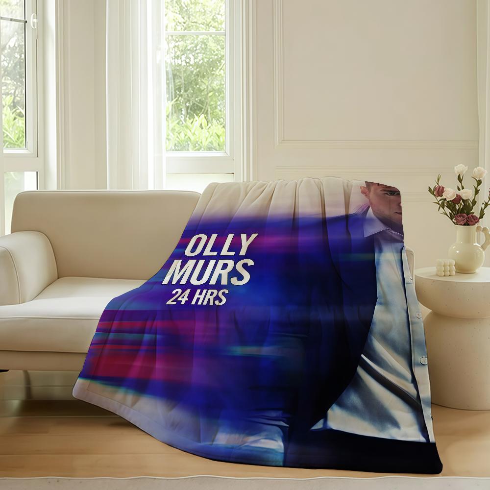 British singer Olly Murs Blanket For Sofa Office Bed Plane Travel Sleep Read Relax Camping Soft And Warm 75x90cm