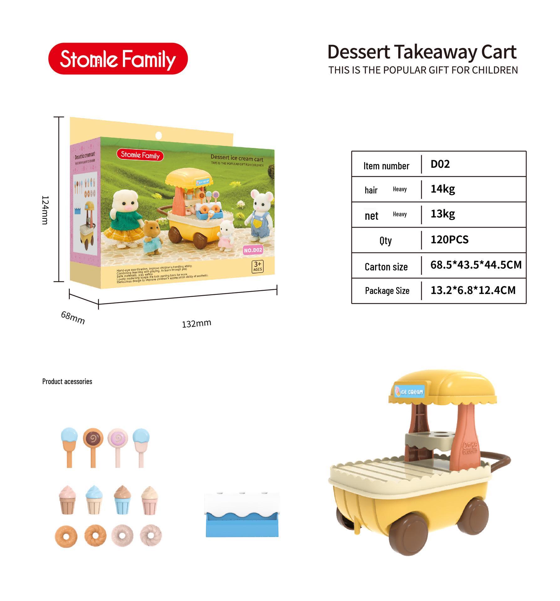 Миниатюрный игровой домик «Лесная вилла» с подсветкой - Подарочный набор для маленькой девочки