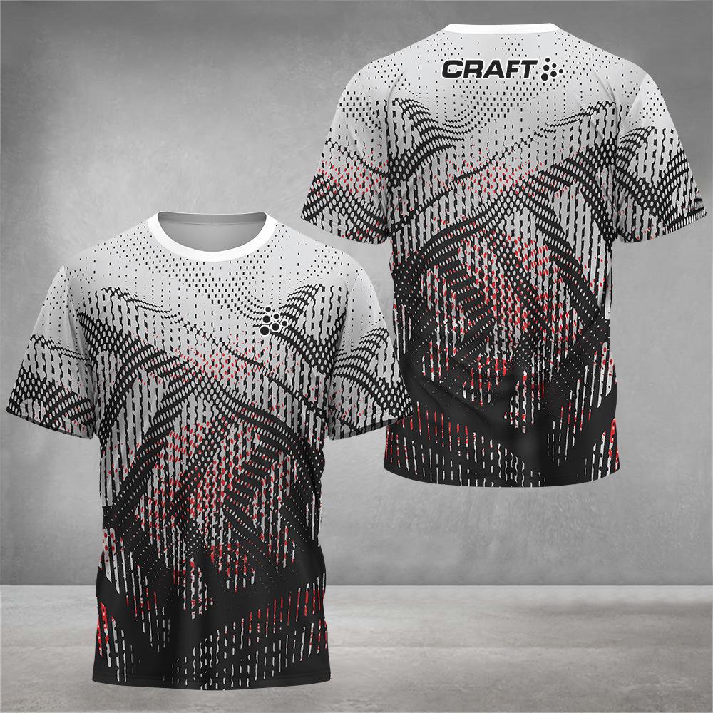 Men Fashion Short Sleeve 3d Print T Shirt Round Neck Summer Plus Size Tees