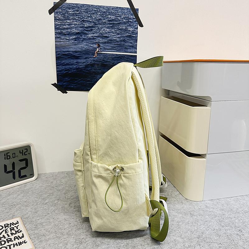 Campus Schoolbag Junior High School Student Backpack Unisex Large Capacity Travel Lightweight Backpack