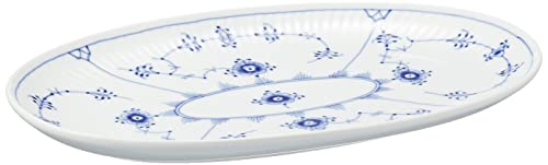 [Officially Imported] Royal Copenhagen Blue Fluted Plain Oval Dish, 23.5cm, Wedding Gift, Product Number 1016759