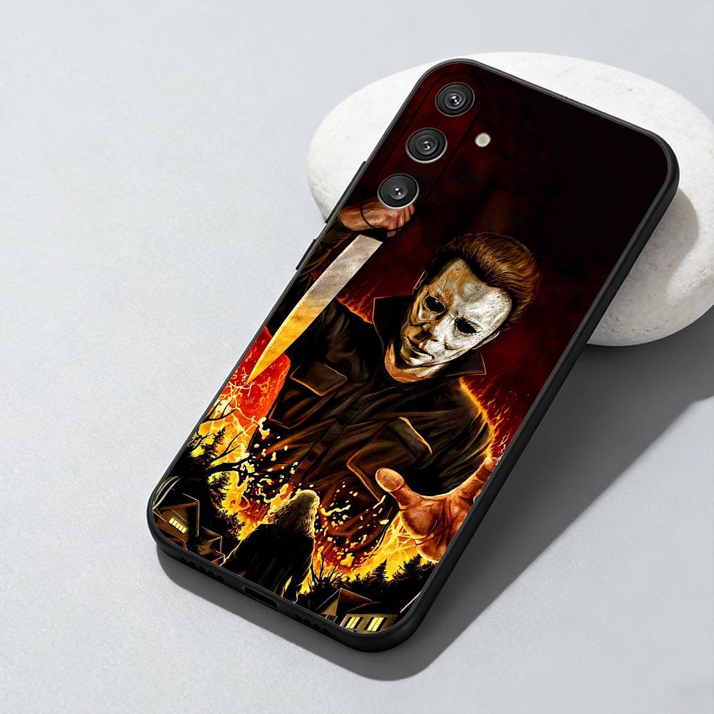 Terrifying M-Michael M-Myers Phone Case For Samsung Galaxy A73,A72,A71,A70,A52,A51 Others Soft Black Cover