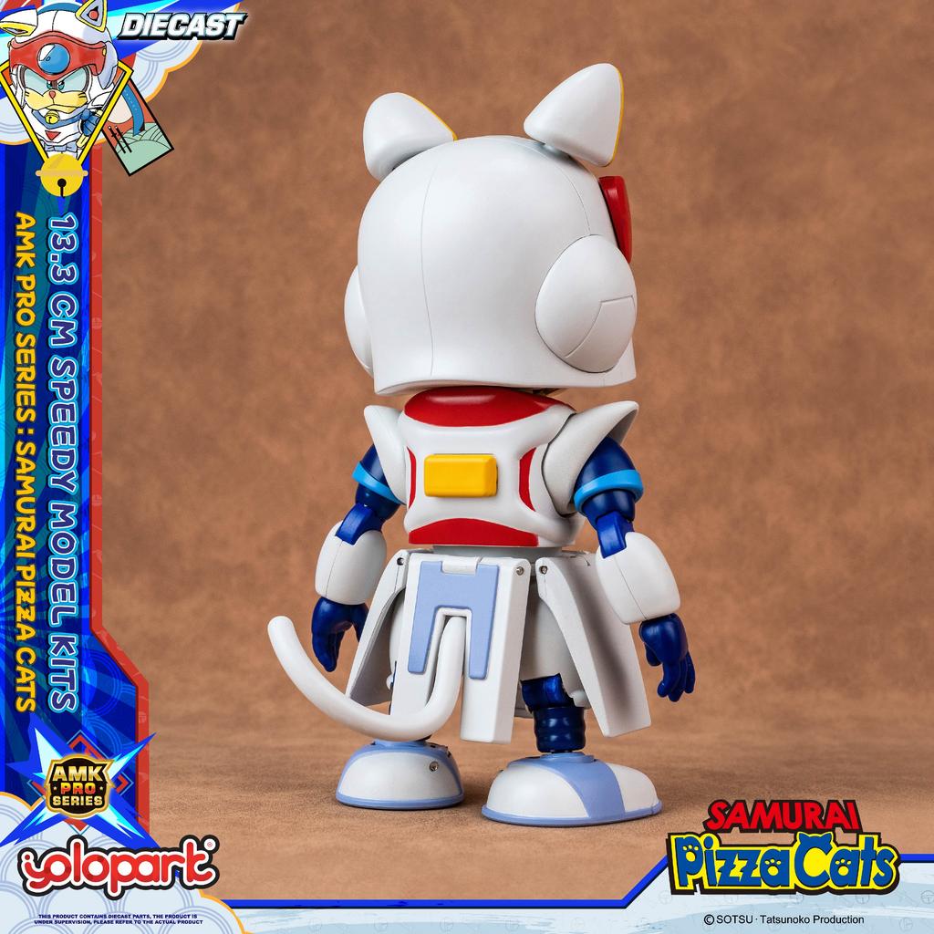 YOLOPARK 13.3cm Samurai Pizza Cats AMK PRO Series Speedy Model Kit TOY Gift For girl boy
