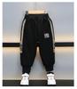 Boys' Plush Cardigan & Sweatpants Set: Stylish Autumn/Winter Sportswear