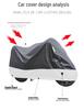 Premium Motorcycle Cover: Thick, Sunproof, and Rainproof for Electric and Standard Bikes