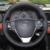 Car Steering Wheel Cover Hand Sewing For Toyota RAV4 2013-2018 Corolla 2014-2018
