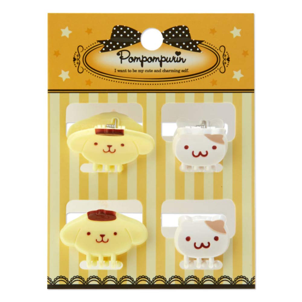 

Sanrio Мини-заколка для волос Pom Pom Purin 2 x x 2 см, АБС-смолы 178471, прибл.. 2.5