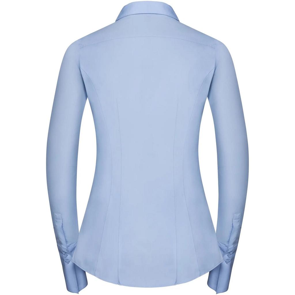 Russell Collection Womens/Ladies Ultimate Stretch Long-Sleeved Shirt