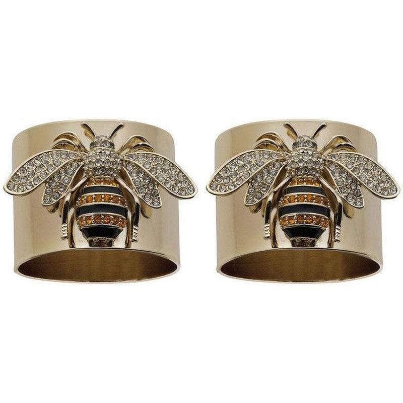 Bright Honeybee Wing Ring  |Alloy Inlaid Crystal | Nature-Inspired Art Masterpiece | Evening Gala Statement Piece | Limited Craftsmanship Box