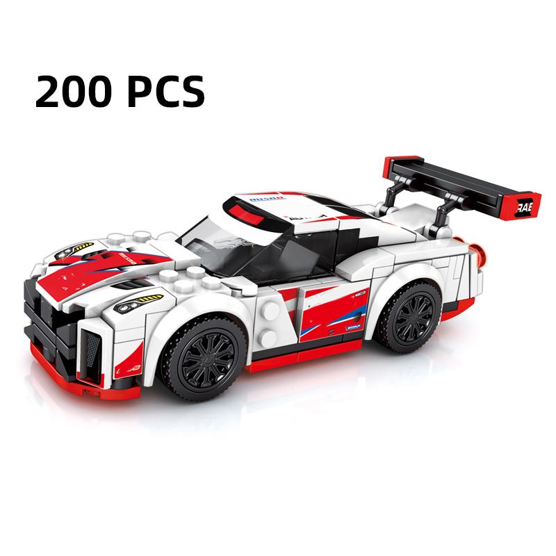 Speed Super Race Car Racing Rally Model Building Blocks Sports Kits City Classic Great Vehicle Kids Toys Technique