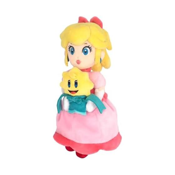 Санэй Боэки: Время шоу принцессы Пич! Плюшевая игрушка Peach & Stella, размеры: Ш10 x Г13 x В24,5 см, PPS01