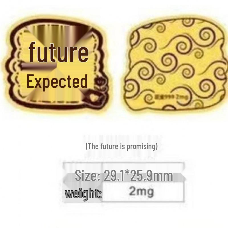 999 Pure Gold Princess Phone & Fridge Stickers: Prosperity, Peace, and Joy