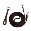 Horse Lunge Line with Rotating Snap Buckle Cowhide Webbing Comfortable Grip Long Horse Training Rope for Daily Training