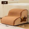 Removable Washable Sponge Pet Staircase Bedside Step Ladder All Season Ramp for Senior Small Dogs