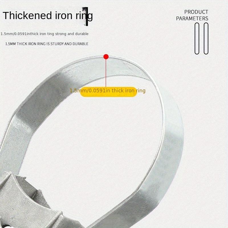 Rukojeť elektrického kladiva: Protiskluzový, Nastavitelný, Zesílený Železný Kroužek - Materiál Průmyslové Kvality z Legované Oceli