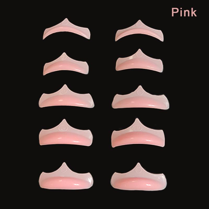 5 Pairs Silicone Eyelash Perming Pad Lashes Rods Shield Lifting 3D Eyelash Curler Grafting Tool Eyelash Applicator Accessories