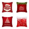 Weihnachts-Themen-Kissenbezüge Auto Zubehör Büro Santa Claus Wohnzimmer Sofa Hause Kissenbezüge