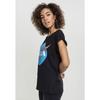 Damen T-Shirt - MISTER TEE - inignia - Schwarz - Kurzarm - Rundhalsausschnitt