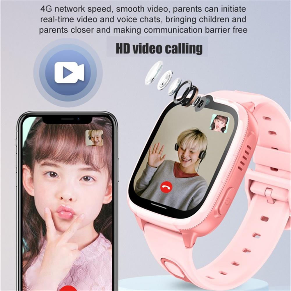 New Kids Smartwatch 4G Network Video Call LBS WIFl Positioning Voice Calls Waterproof Children Smart Watch Calculator Student