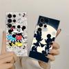 Disney Love Mickey Minnie Transparent Case For Samsung Galaxy S26 S25 Ultra S24 S22 S26 Plus S20 S23 S21 S25 FE 5G Clear Cover
